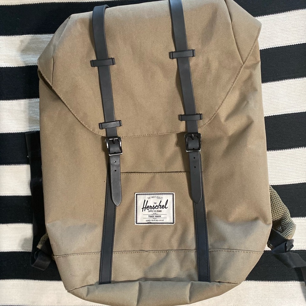 Herschel Tan backpack/ laptop bag.